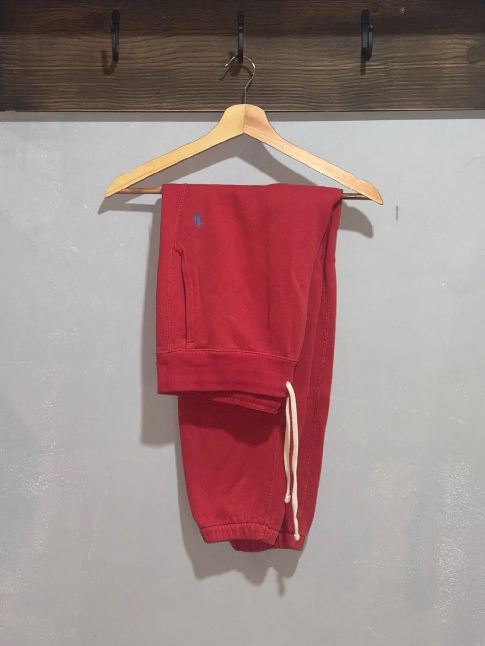 Polo by Ralph Lauren Red Men’s Medium Fleece Joggers
